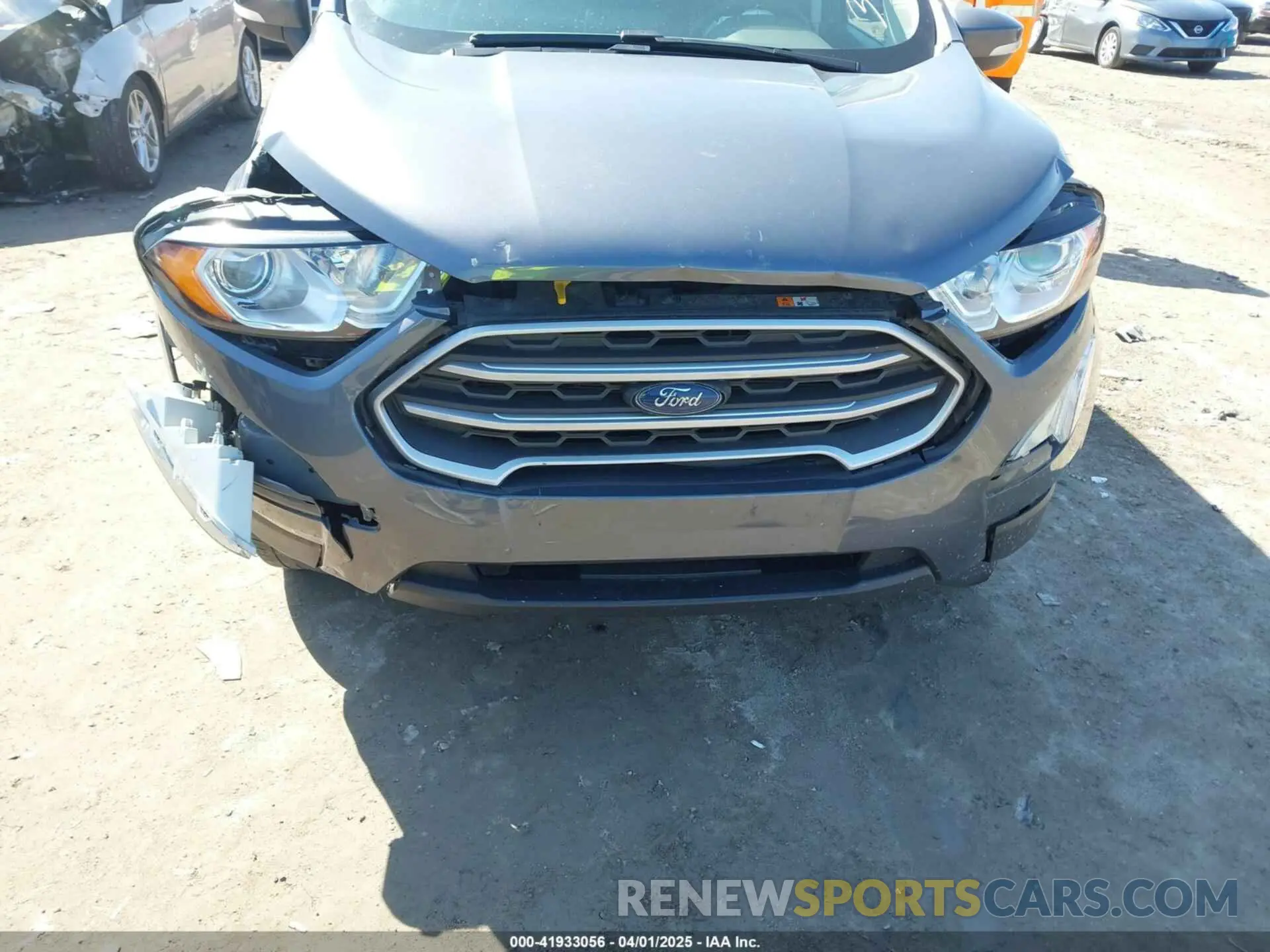 6 fotografías del automóvil dañado MAJ6S3GL5MC402936 FORD ECOSPORT 2021