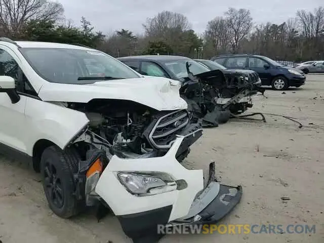 14 fotografías del automóvil dañado MAJ6S3GL5MC445835 FORD ECOSPORT 2021