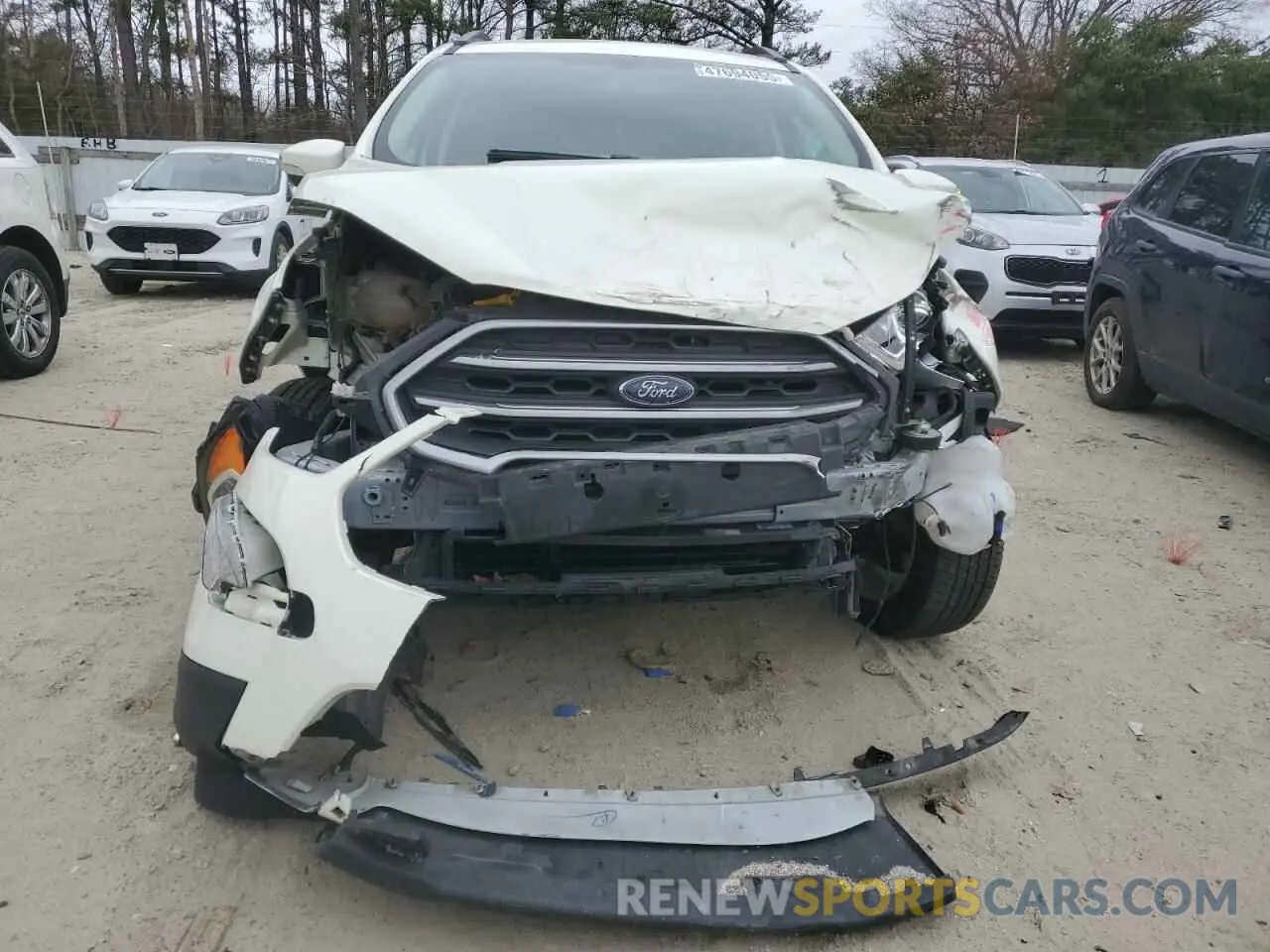 5 fotografías del automóvil dañado MAJ6S3GL5MC445835 FORD ECOSPORT 2021