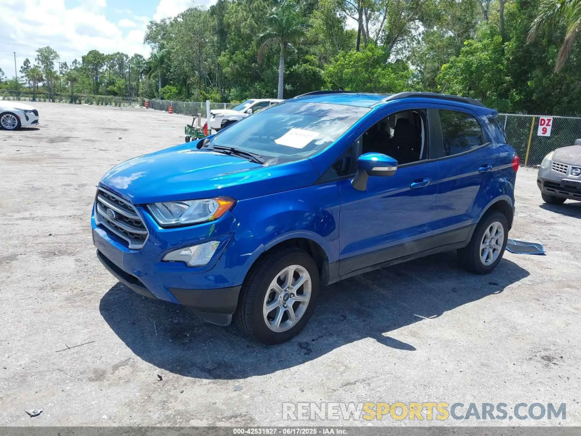 2 fotografías del automóvil dañado MAJ6S3GL5MC451215 FORD ECOSPORT 2021