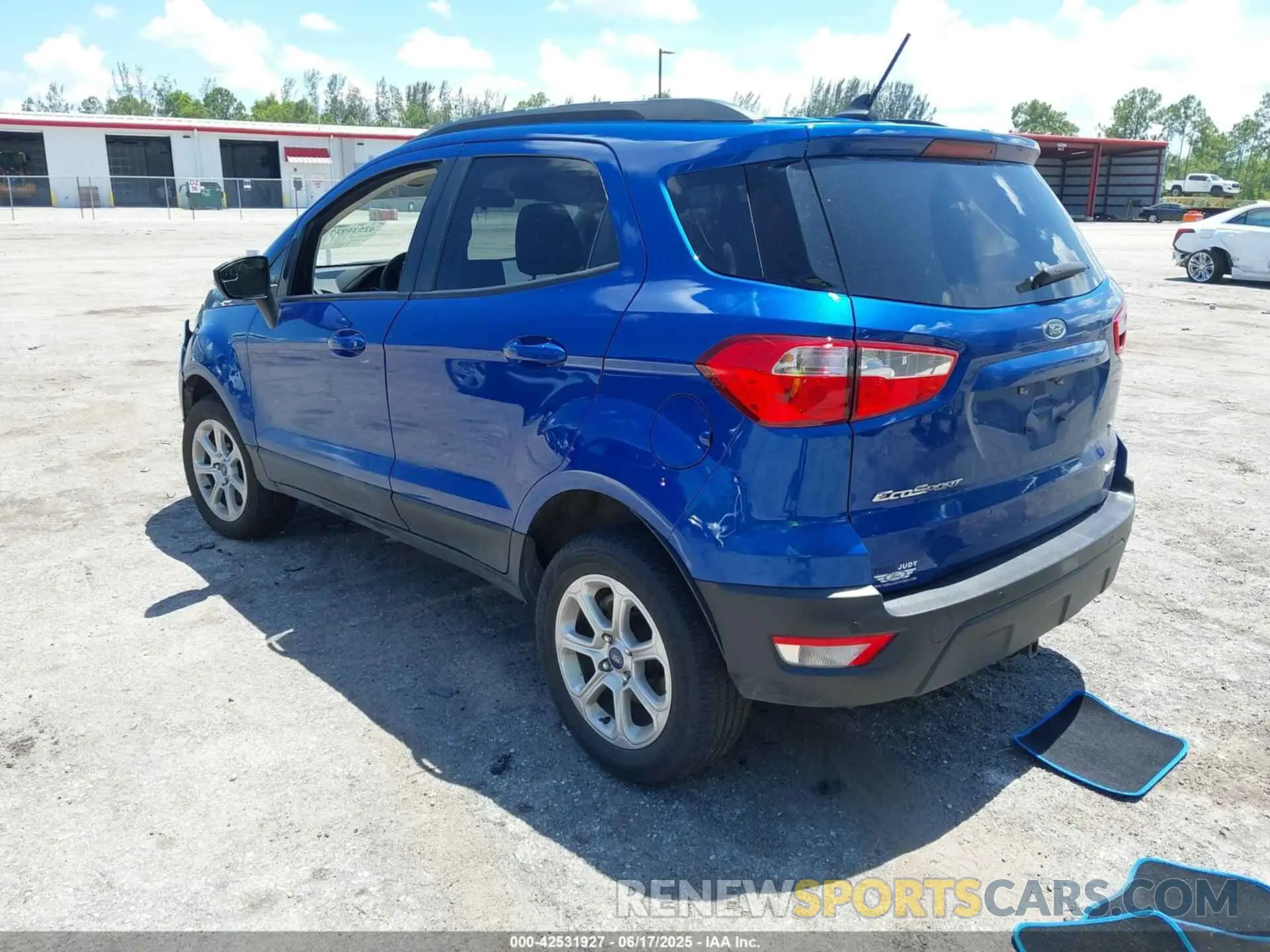 3 fotografías del automóvil dañado MAJ6S3GL5MC451215 FORD ECOSPORT 2021