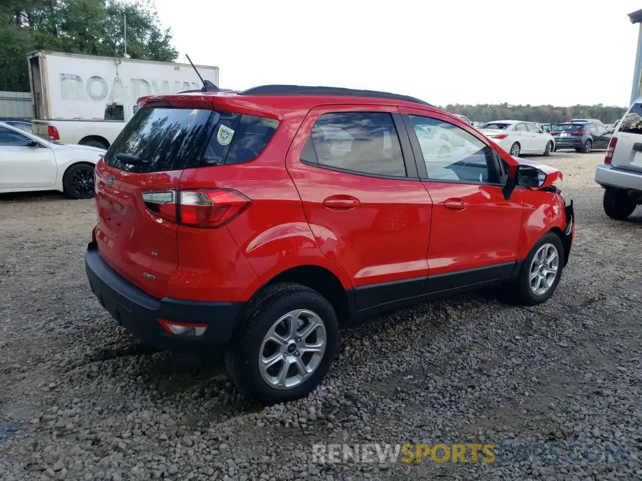 3 fotografías del automóvil dañado MAJ6S3GL6MC407014 FORD ECOSPORT 2021