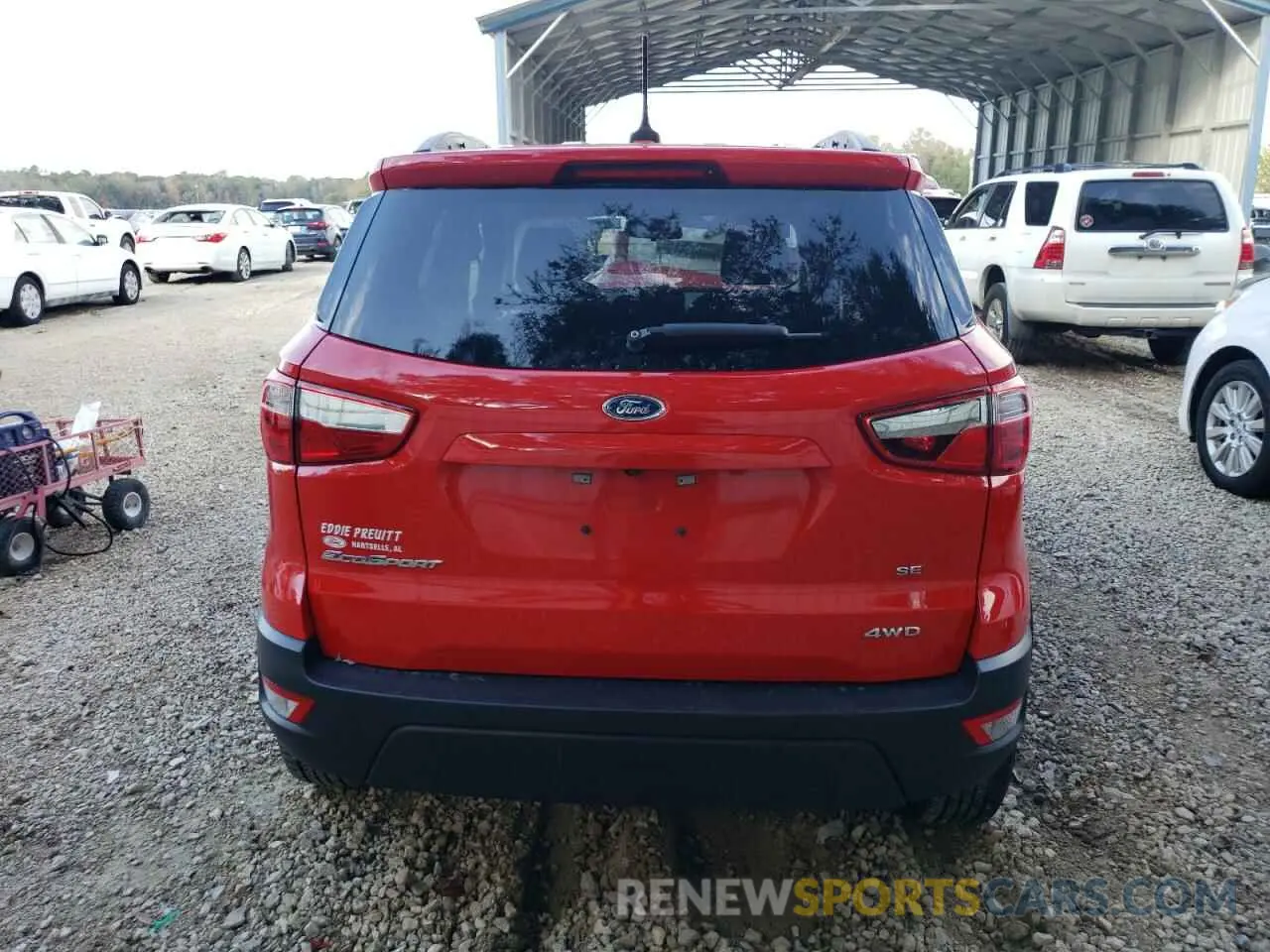 6 fotografías del automóvil dañado MAJ6S3GL6MC407014 FORD ECOSPORT 2021