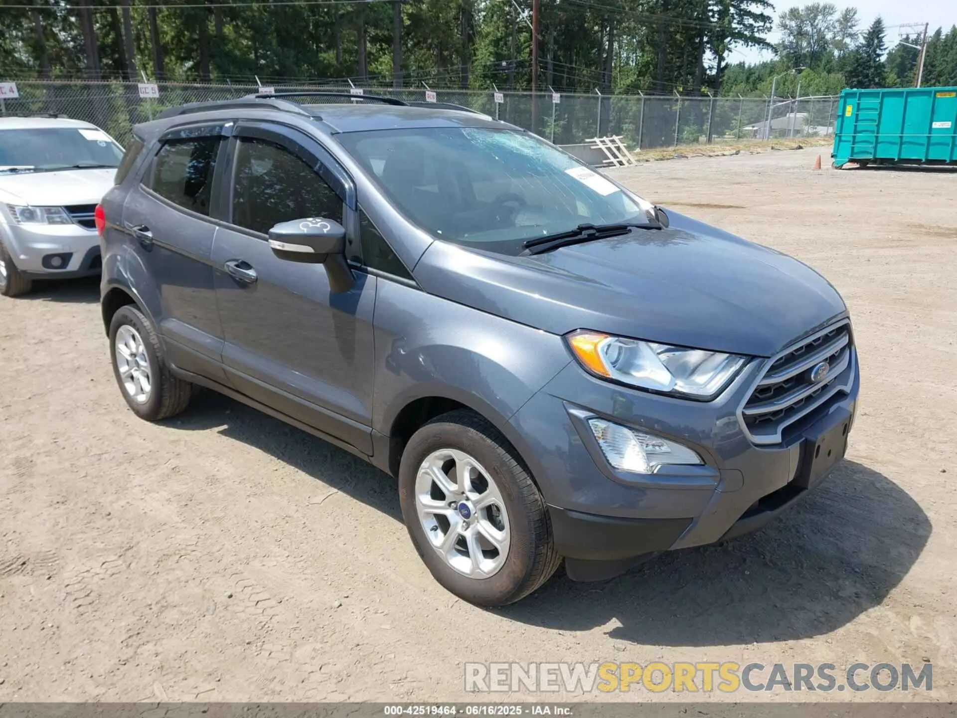 1 fotografías del automóvil dañado MAJ6S3GL6MC454589 FORD ECOSPORT 2021