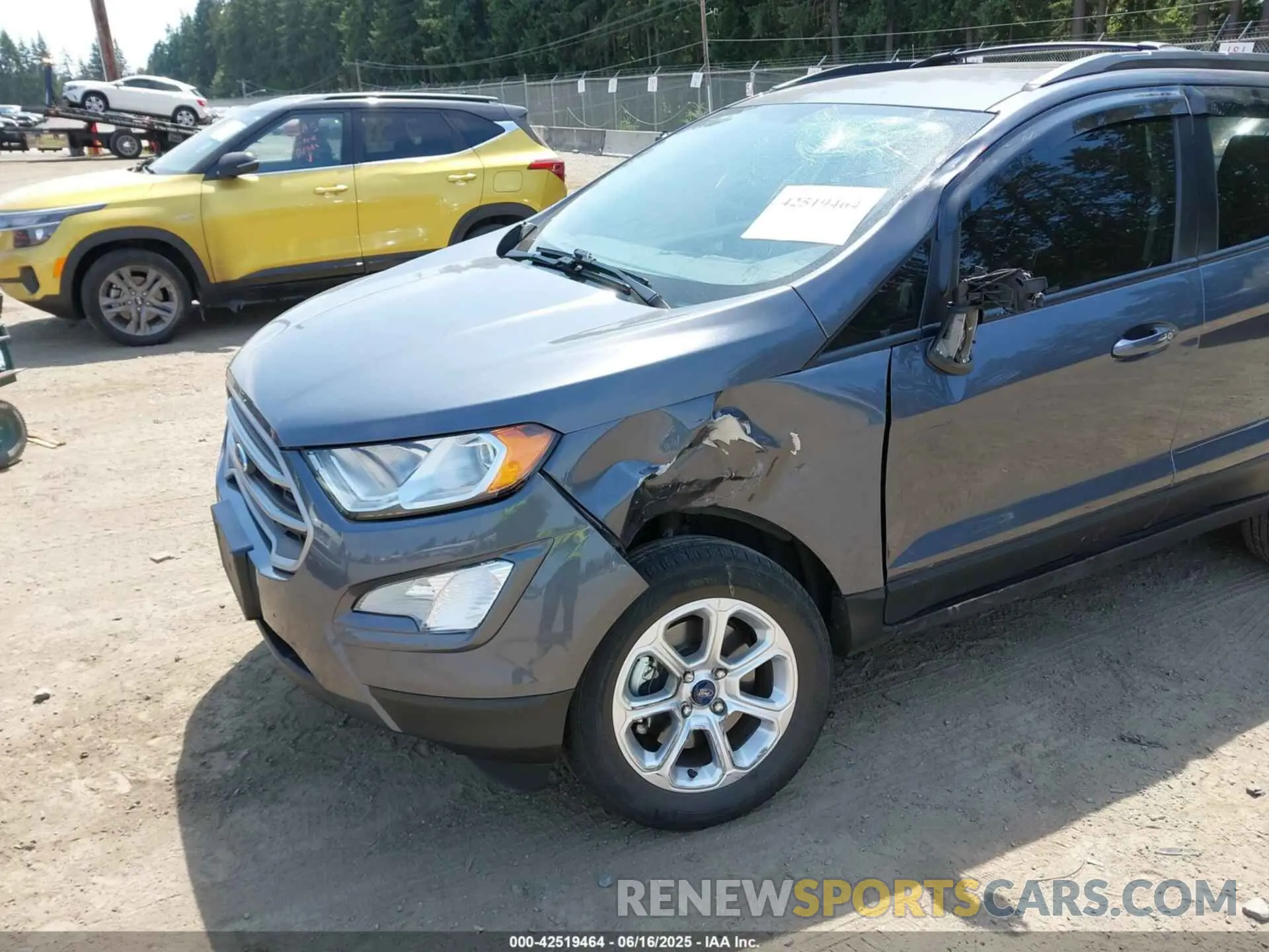 6 fotografías del automóvil dañado MAJ6S3GL6MC454589 FORD ECOSPORT 2021