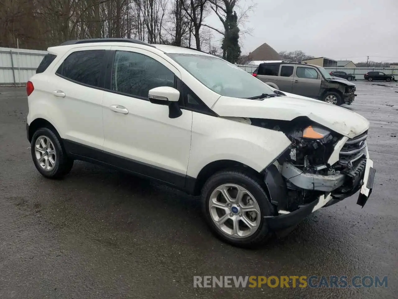 4 fotografías del automóvil dañado MAJ6S3GL7MC425828 FORD ECOSPORT 2021