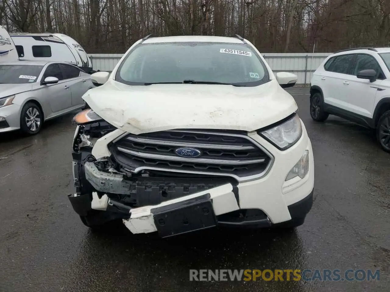 5 fotografías del automóvil dañado MAJ6S3GL7MC425828 FORD ECOSPORT 2021
