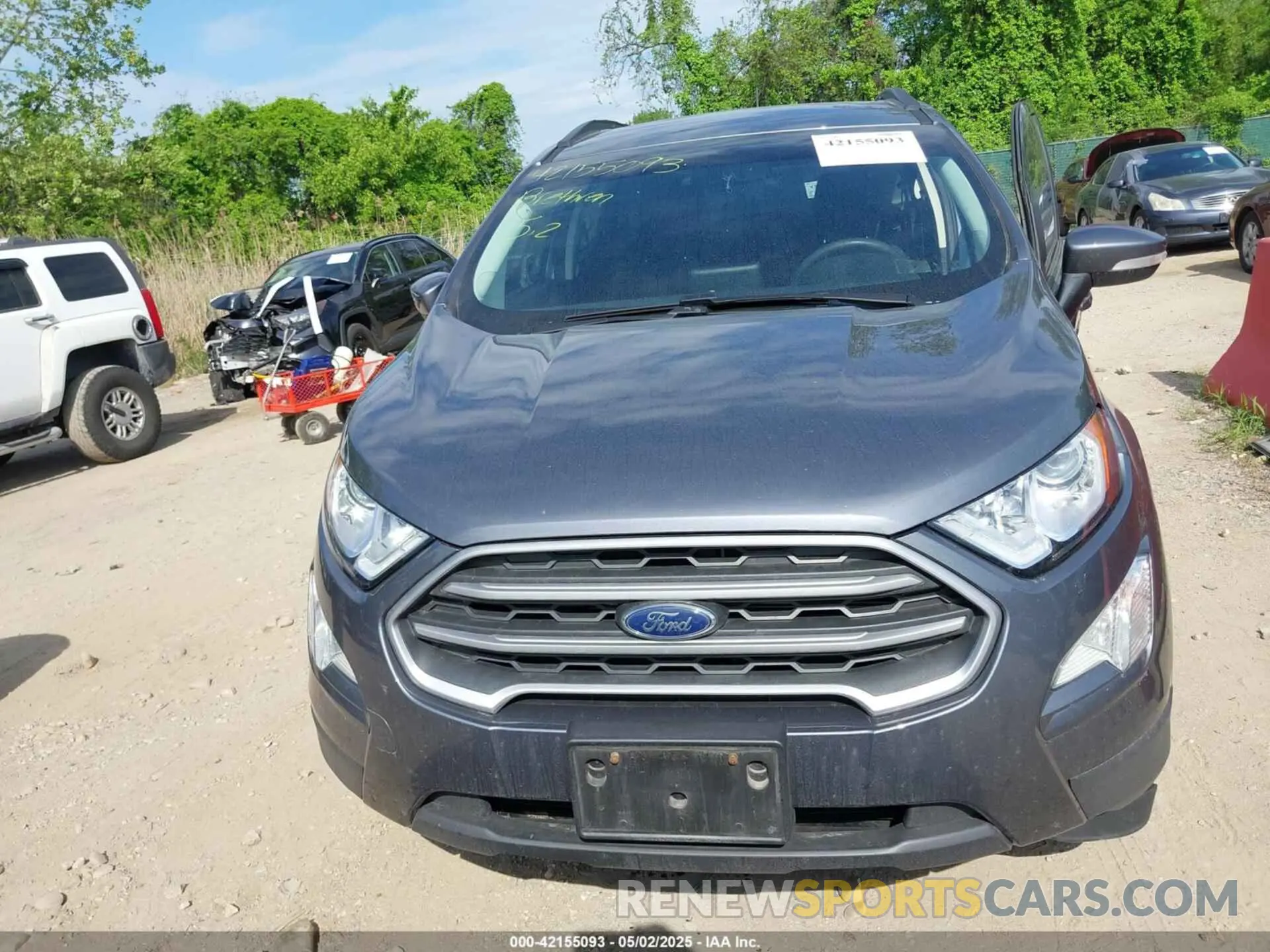 12 fotografías del automóvil dañado MAJ6S3GL7MC427059 FORD ECOSPORT 2021