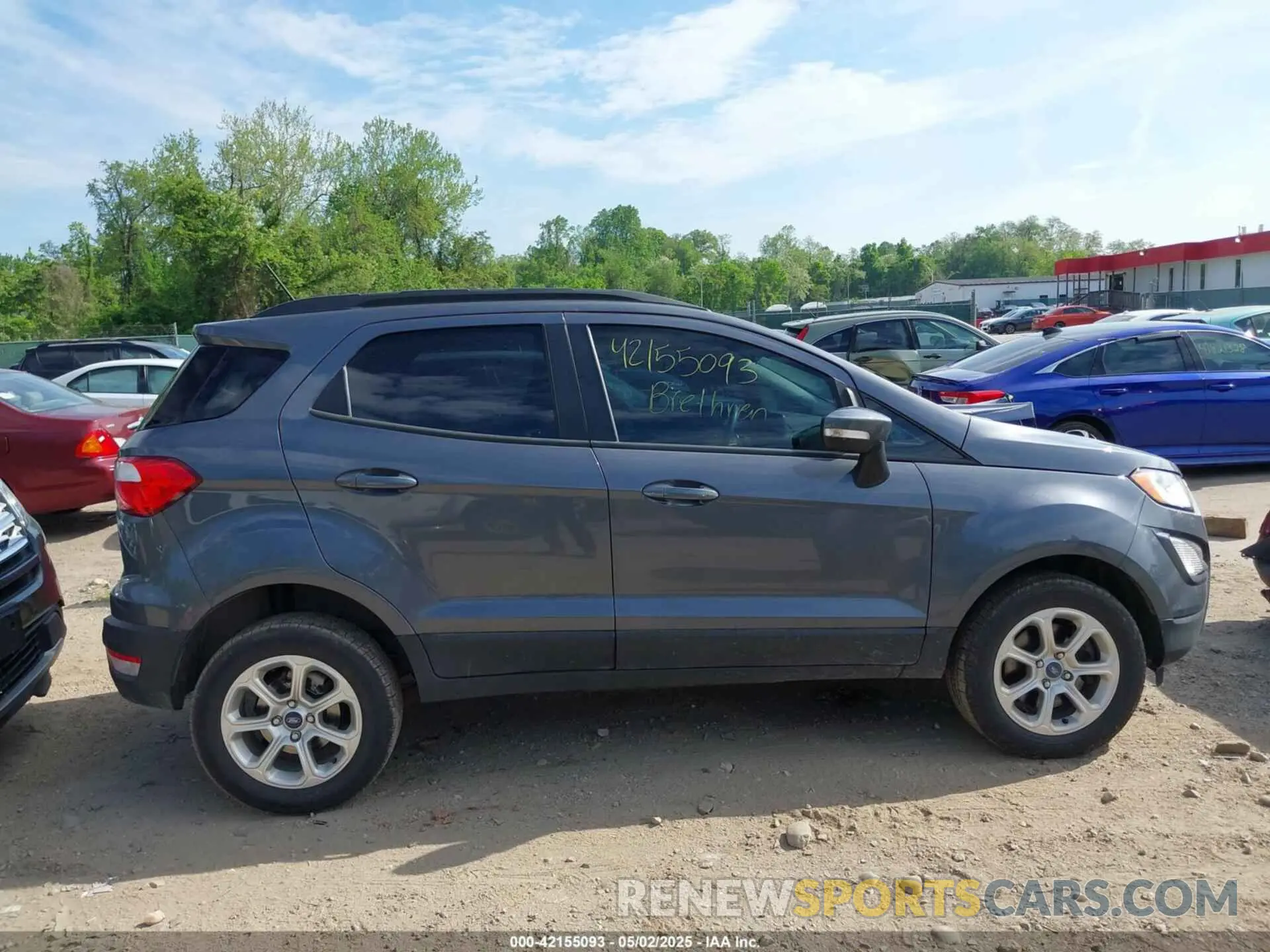 13 fotografías del automóvil dañado MAJ6S3GL7MC427059 FORD ECOSPORT 2021
