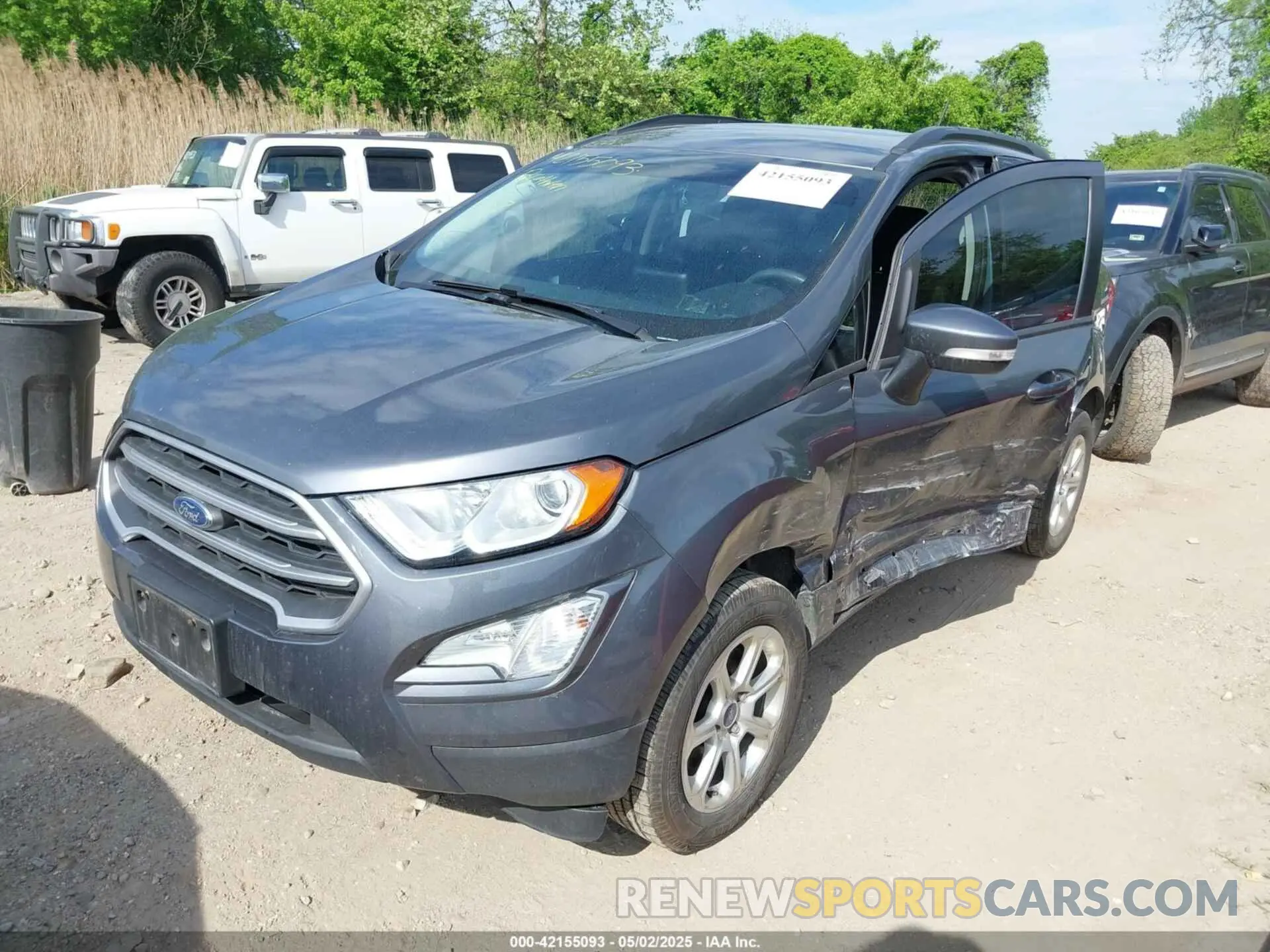2 fotografías del automóvil dañado MAJ6S3GL7MC427059 FORD ECOSPORT 2021