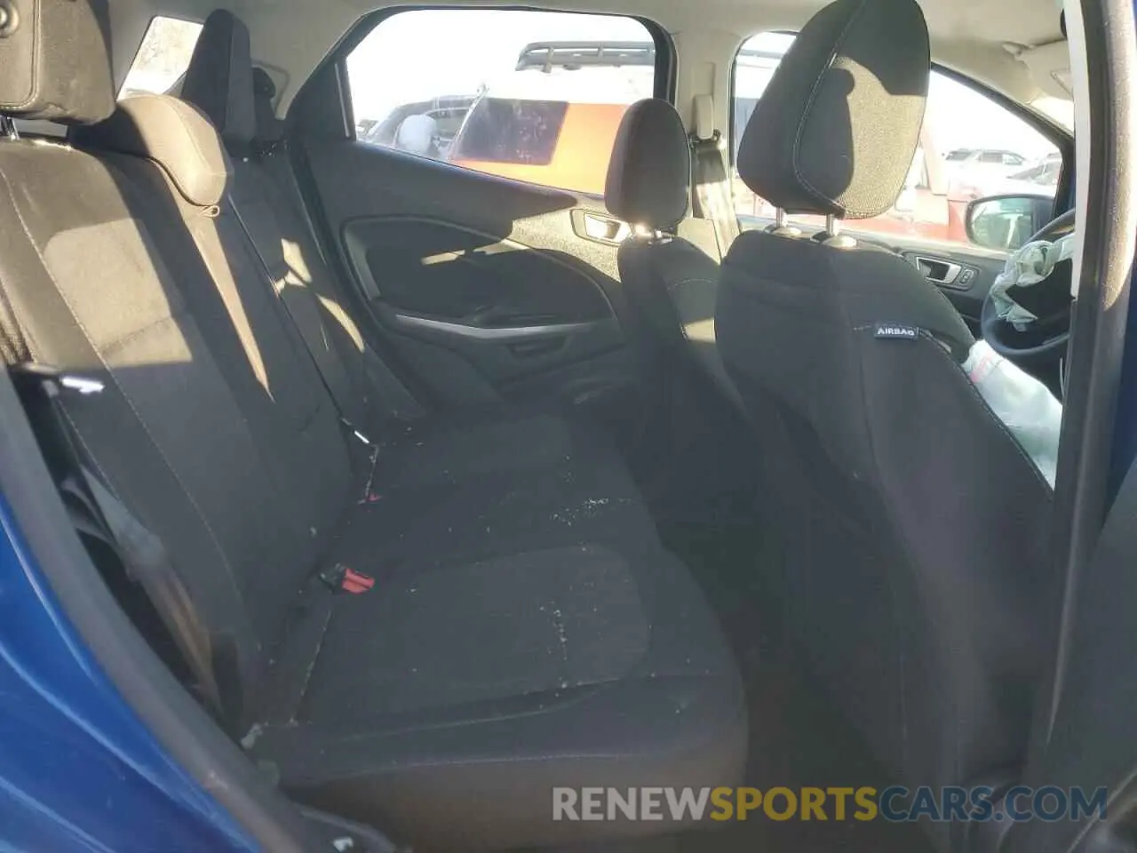 11 fotografías del automóvil dañado MAJ6S3GL8MC403742 FORD ECOSPORT 2021