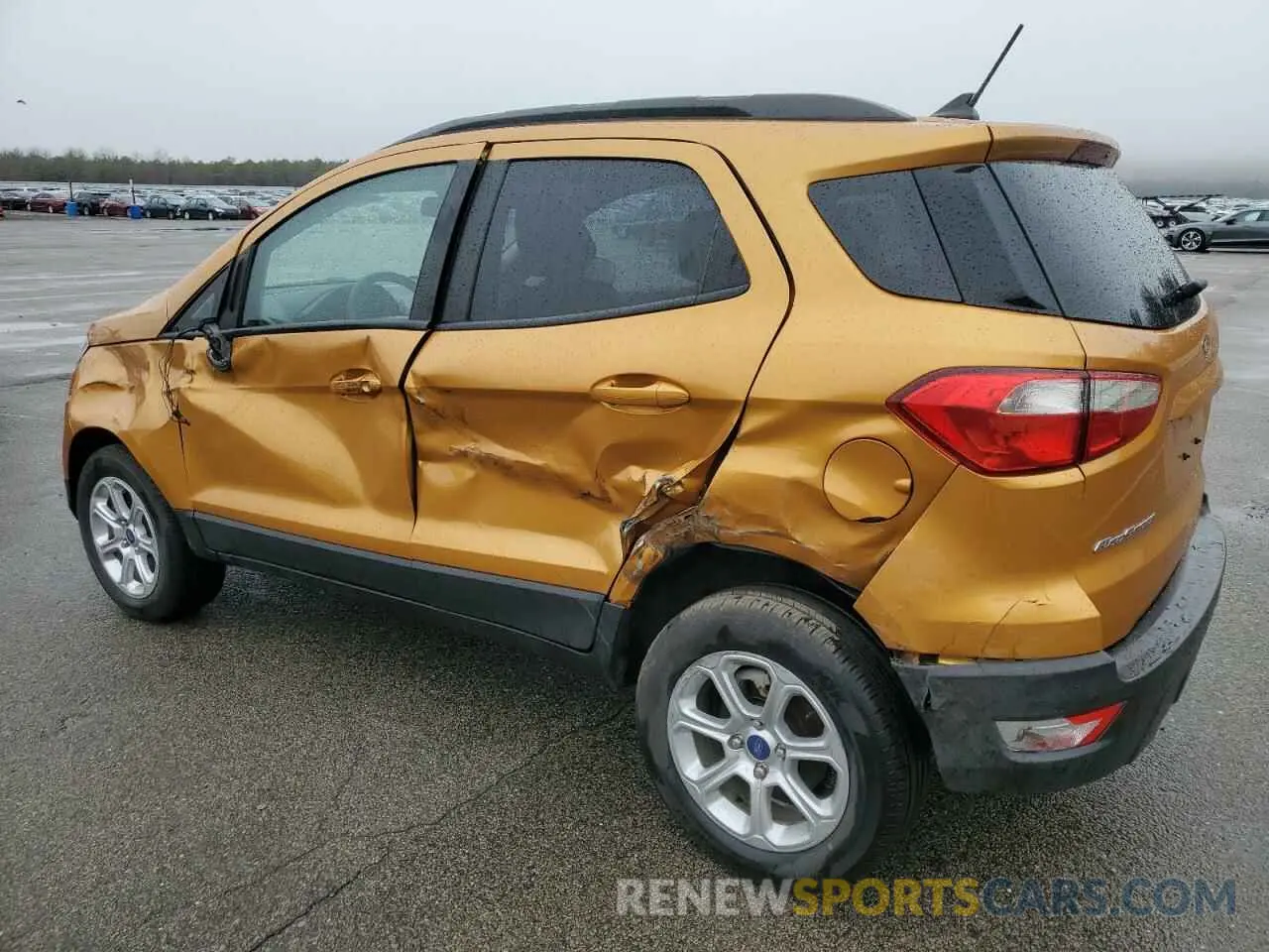 2 fotografías del automóvil dañado MAJ6S3GL8MC424039 FORD ECOSPORT 2021