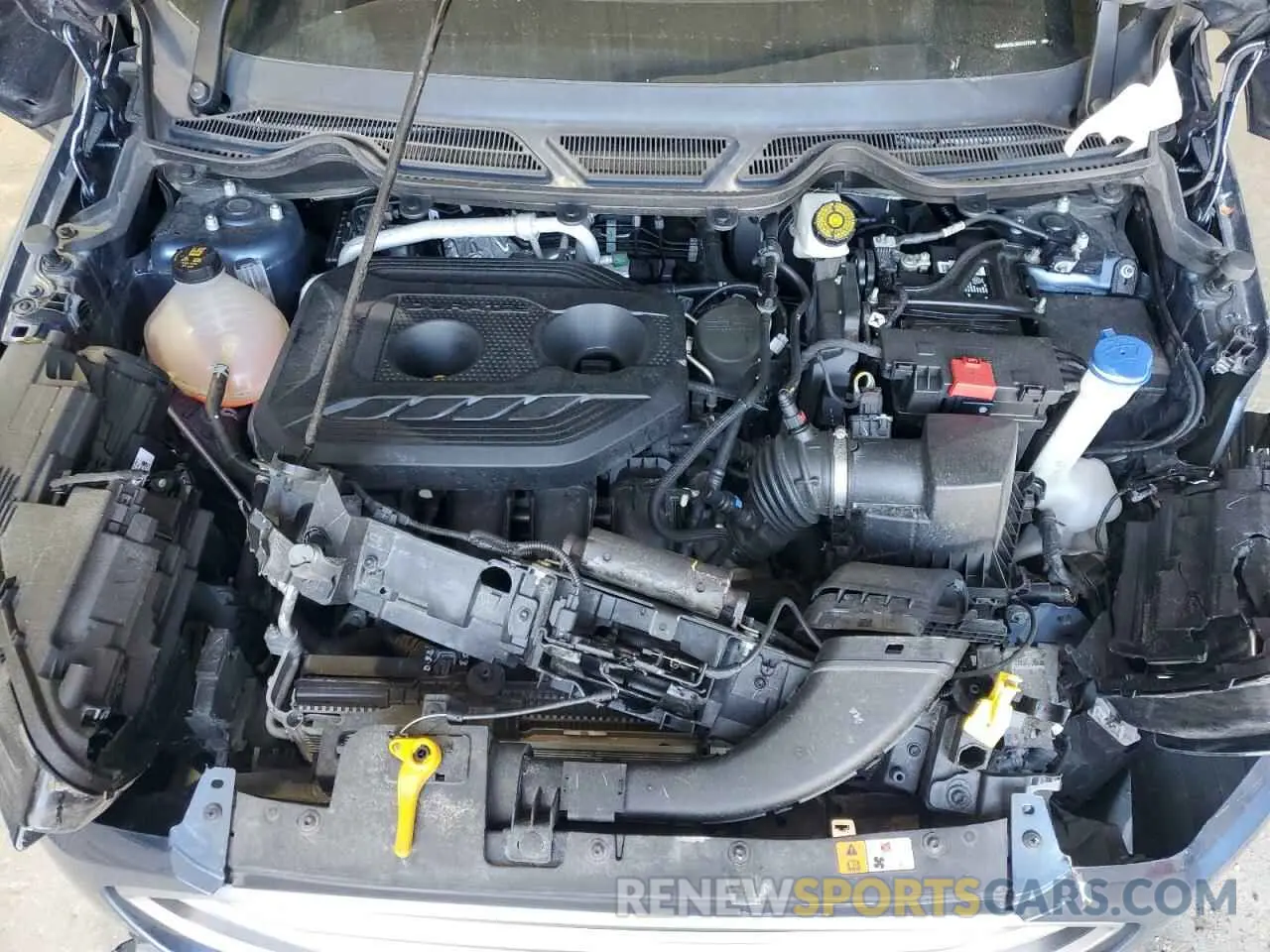 14 fotografías del automóvil dañado MAJ6S3GL8MC437244 FORD ECOSPORT 2021