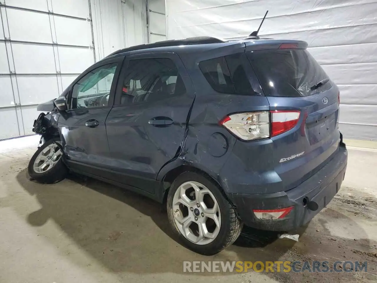 2 fotografías del automóvil dañado MAJ6S3GL8MC437244 FORD ECOSPORT 2021