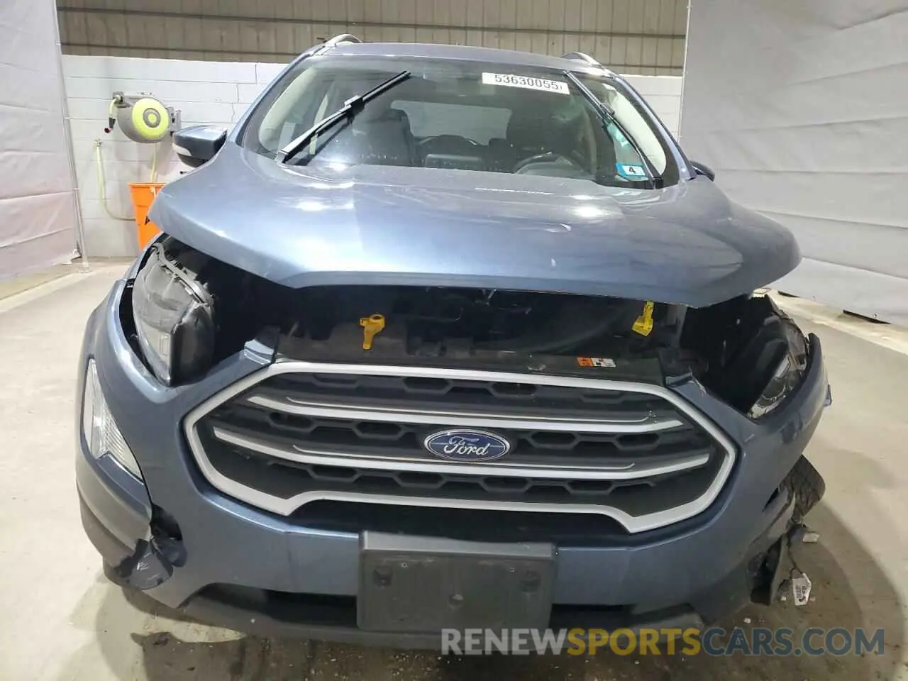 5 fotografías del automóvil dañado MAJ6S3GL8MC437244 FORD ECOSPORT 2021