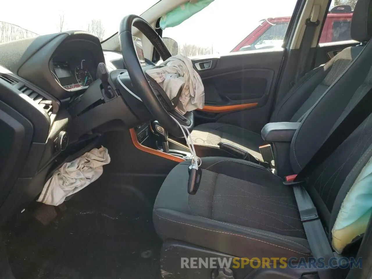 7 fotografías del automóvil dañado MAJ6S3GL8MC437244 FORD ECOSPORT 2021