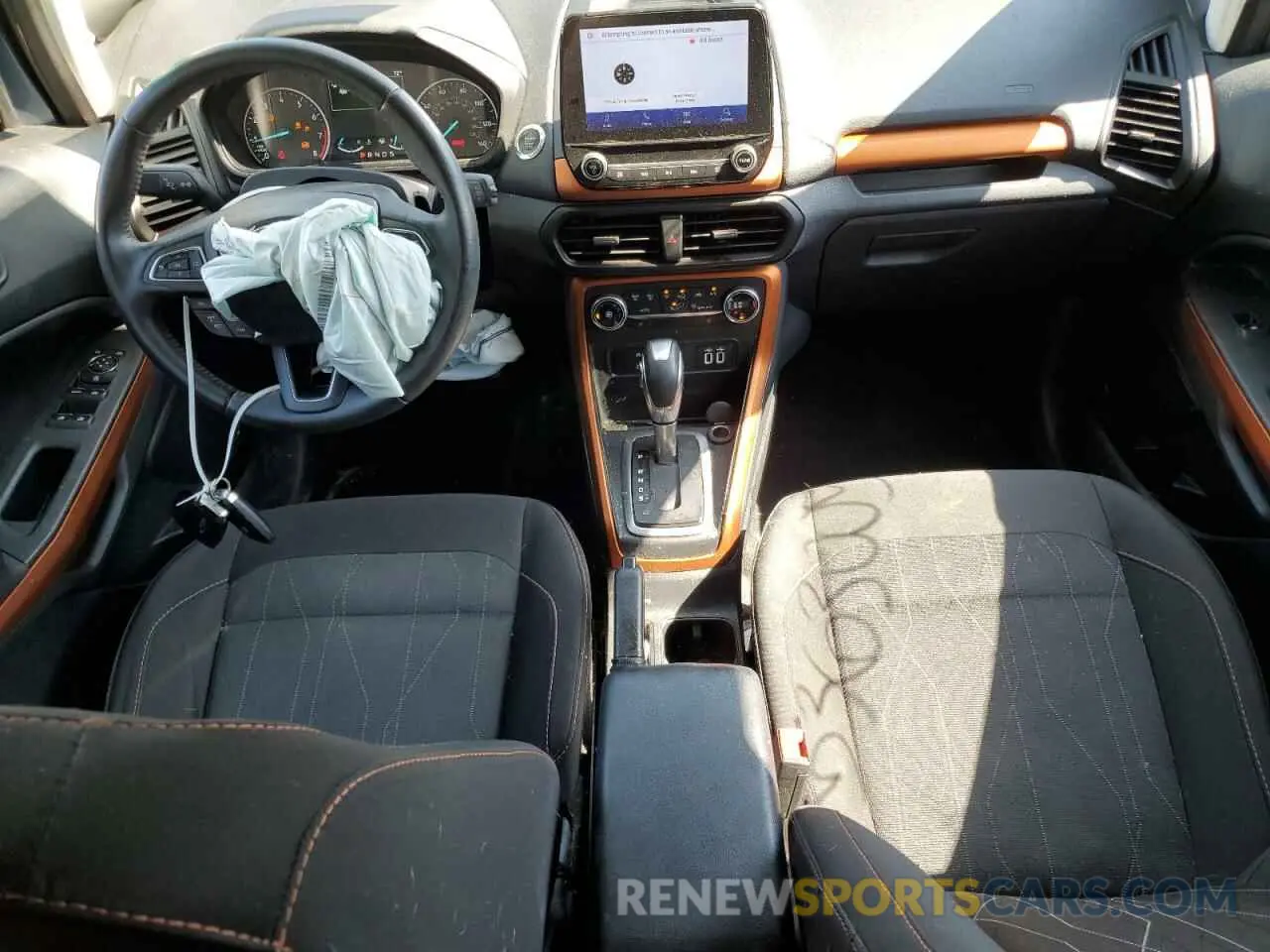 8 fotografías del automóvil dañado MAJ6S3GL8MC437244 FORD ECOSPORT 2021