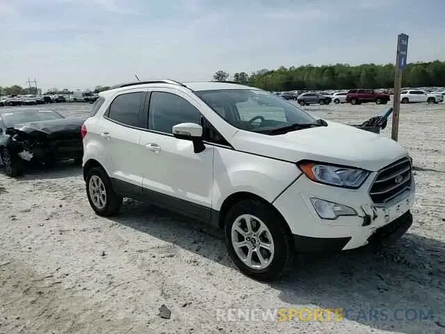 12 fotografías del automóvil dañado MAJ6S3GL8MC441407 FORD ECOSPORT 2021