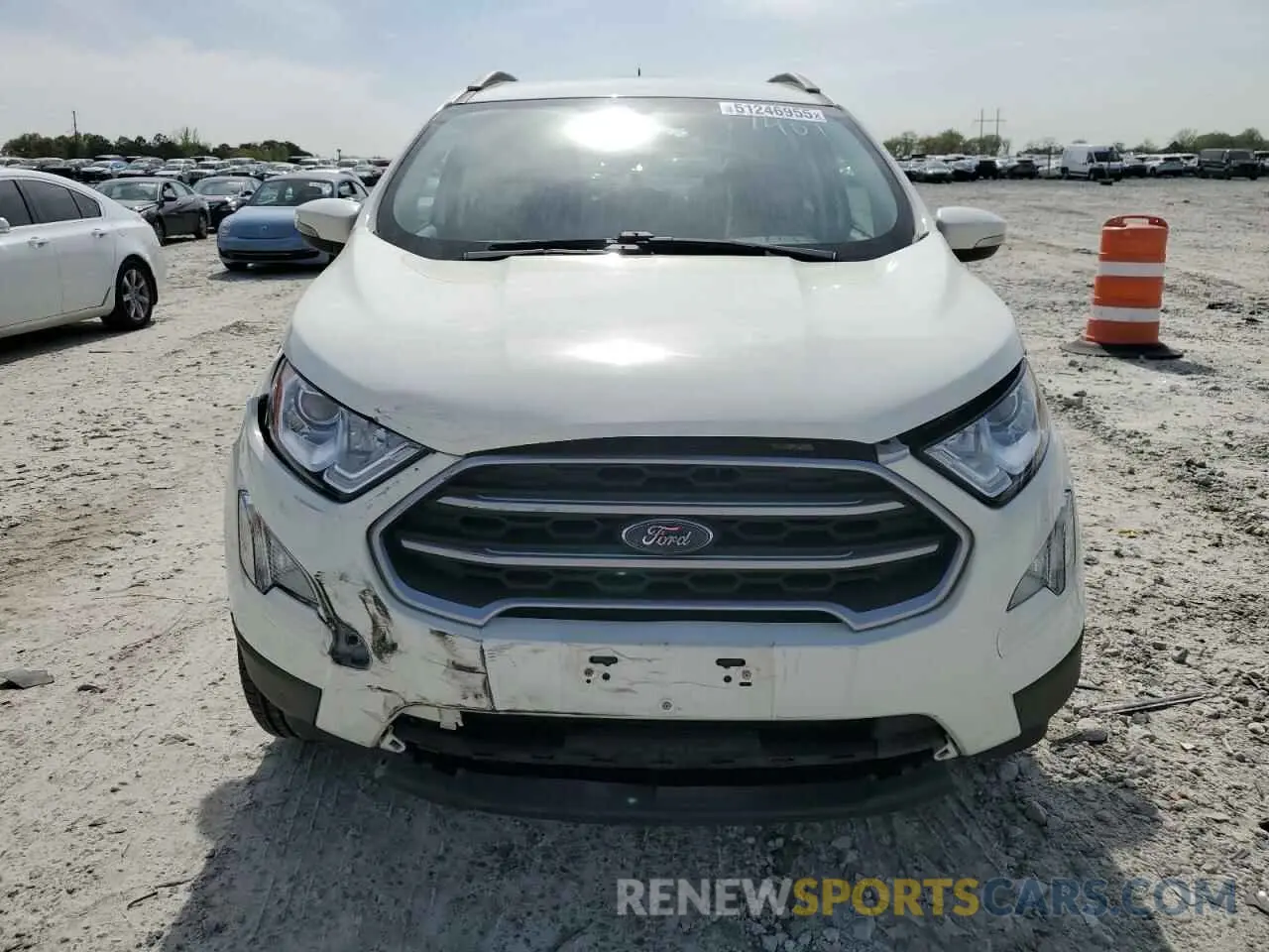 5 fotografías del automóvil dañado MAJ6S3GL8MC441407 FORD ECOSPORT 2021