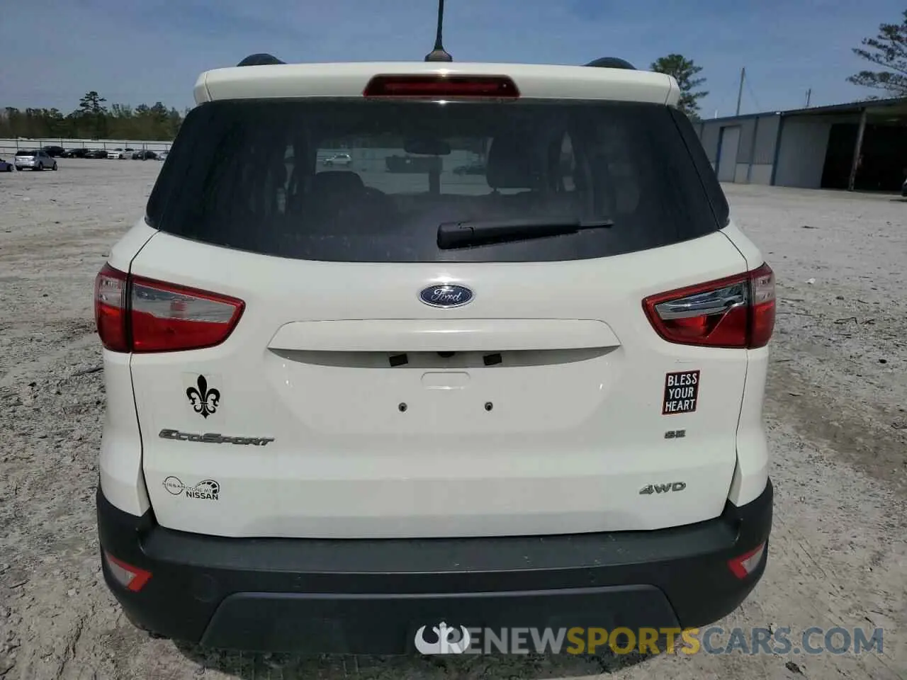 6 fotografías del automóvil dañado MAJ6S3GL8MC441407 FORD ECOSPORT 2021