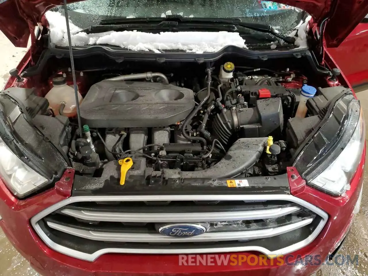 12 fotografías del automóvil dañado MAJ6S3GL9MC408464 FORD ECOSPORT 2021