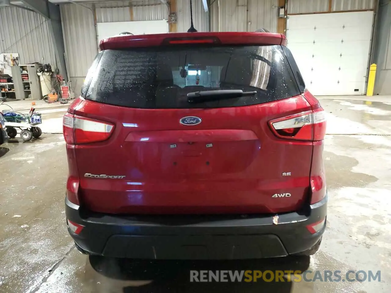 6 fotografías del automóvil dañado MAJ6S3GL9MC408464 FORD ECOSPORT 2021