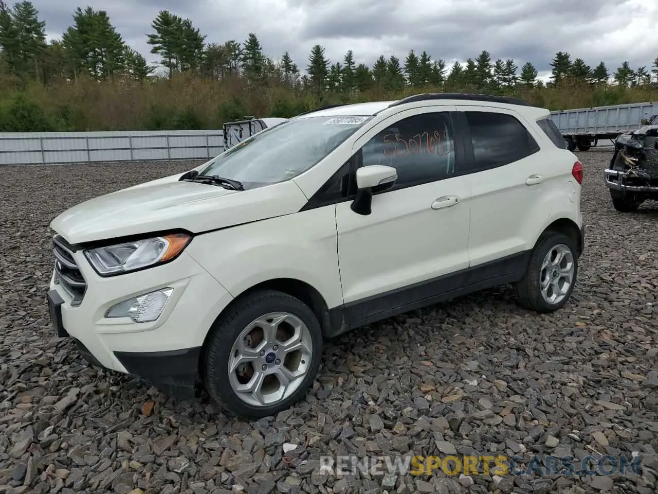 1 fotografías del automóvil dañado MAJ6S3GL9MC436202 FORD ECOSPORT 2021