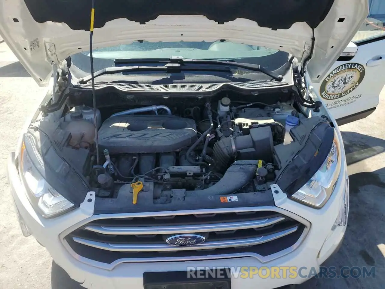 12 fotografías del automóvil dañado MAJ6S3GL9MC436202 FORD ECOSPORT 2021