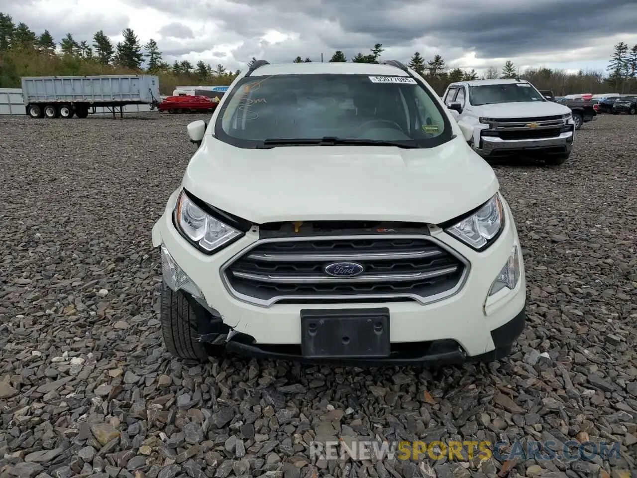 5 fotografías del automóvil dañado MAJ6S3GL9MC436202 FORD ECOSPORT 2021