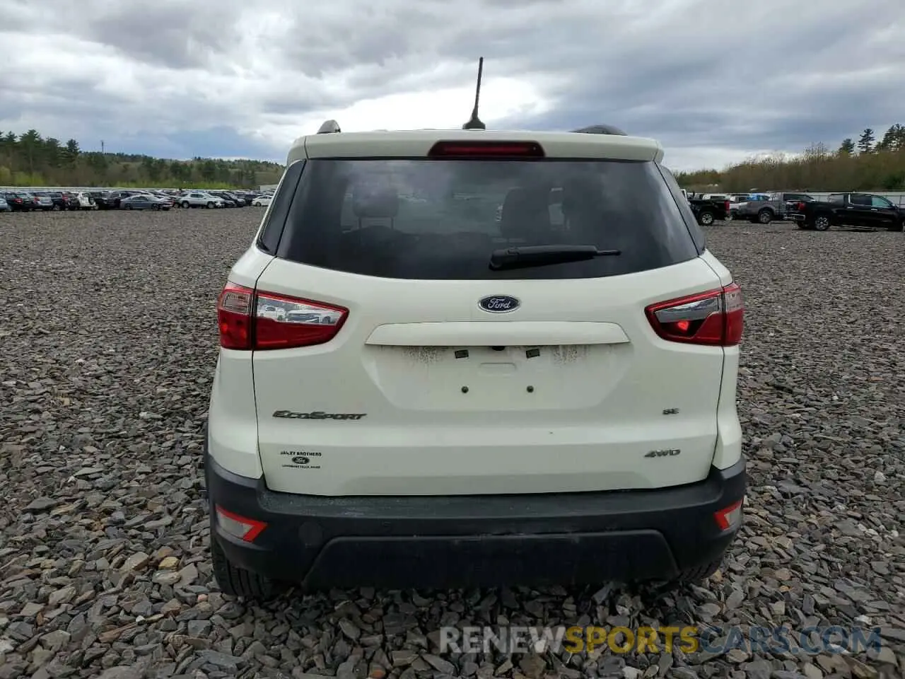 6 fotografías del automóvil dañado MAJ6S3GL9MC436202 FORD ECOSPORT 2021