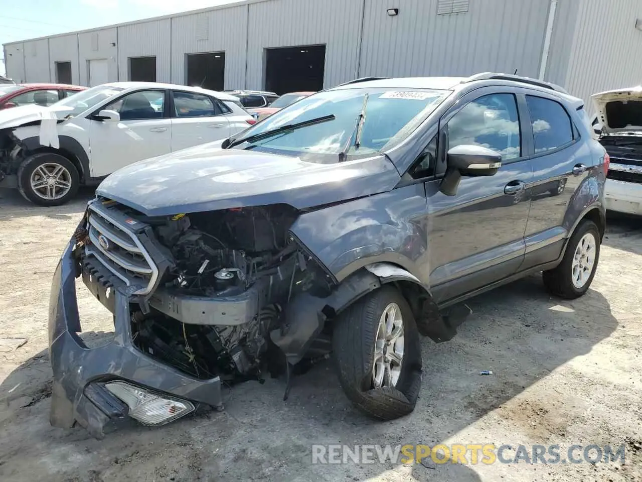 1 fotografías del automóvil dañado MAJ6S3GLXMC400244 FORD ECOSPORT 2021