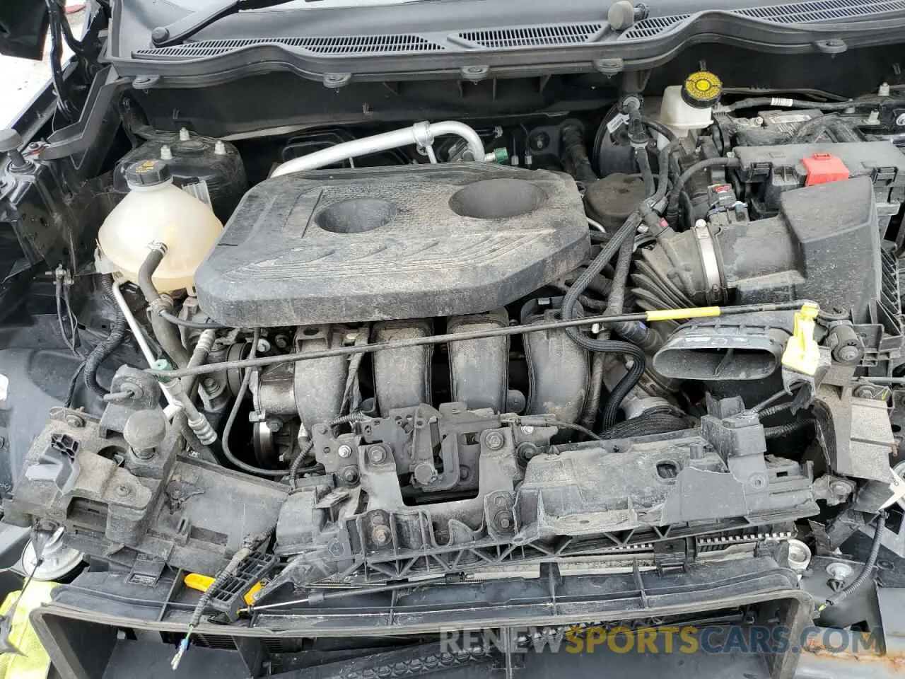 14 fotografías del automóvil dañado MAJ6S3GLXMC403631 FORD ECOSPORT 2021