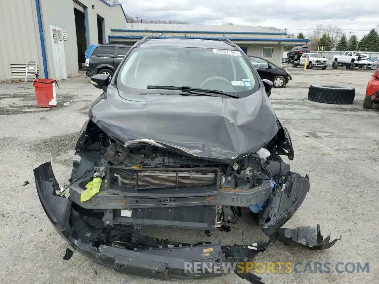 5 fotografías del automóvil dañado MAJ6S3GLXMC403631 FORD ECOSPORT 2021