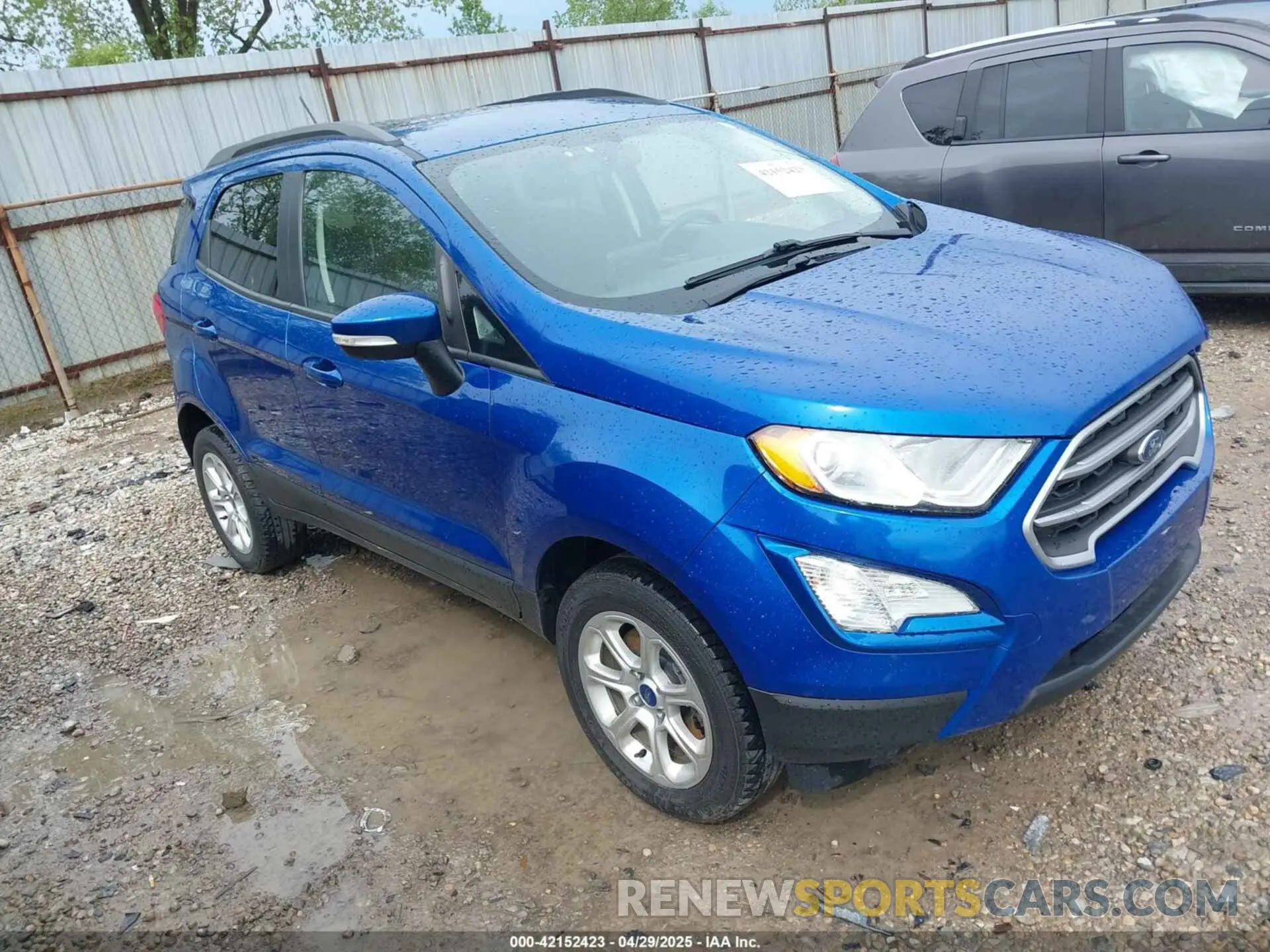 1 fotografías del automóvil dañado MAJ6S3GLXMC427038 FORD ECOSPORT 2021