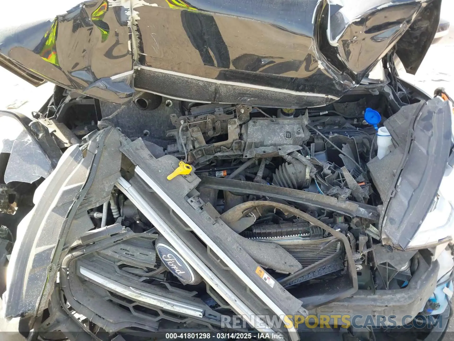 10 fotografías del automóvil dañado MAJ6S3GLXMC437083 FORD ECOSPORT 2021