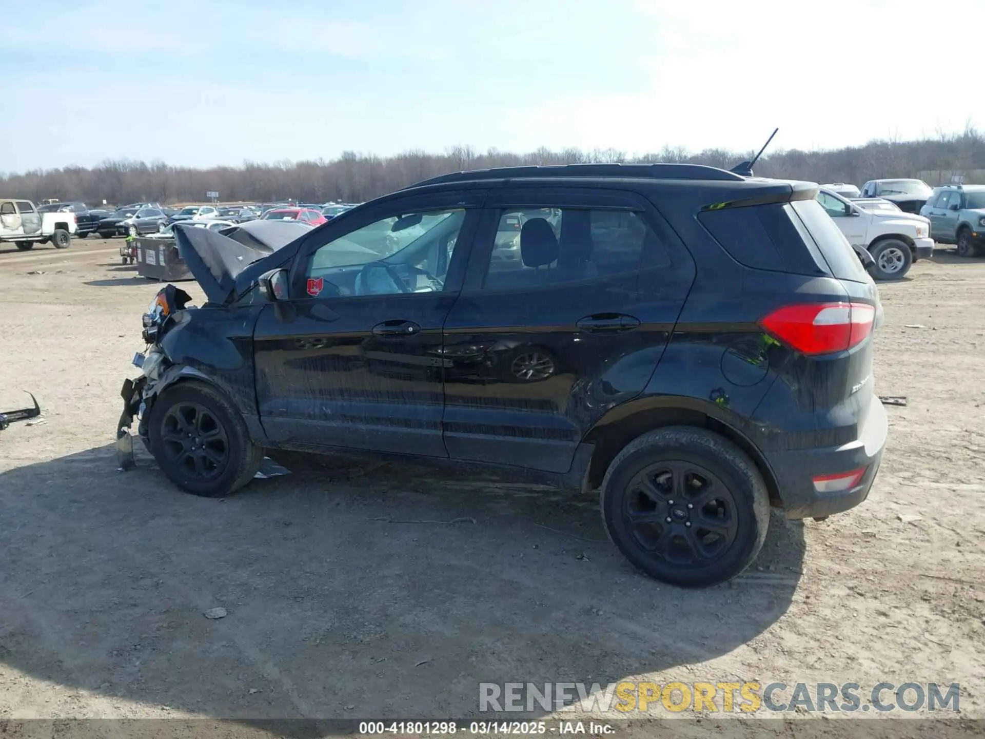 15 fotografías del automóvil dañado MAJ6S3GLXMC437083 FORD ECOSPORT 2021