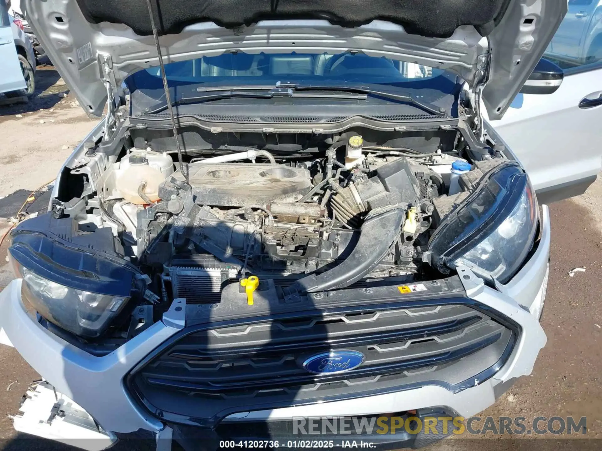 10 fotografías del automóvil dañado MAJ6S3JL0MC424867 FORD ECOSPORT 2021