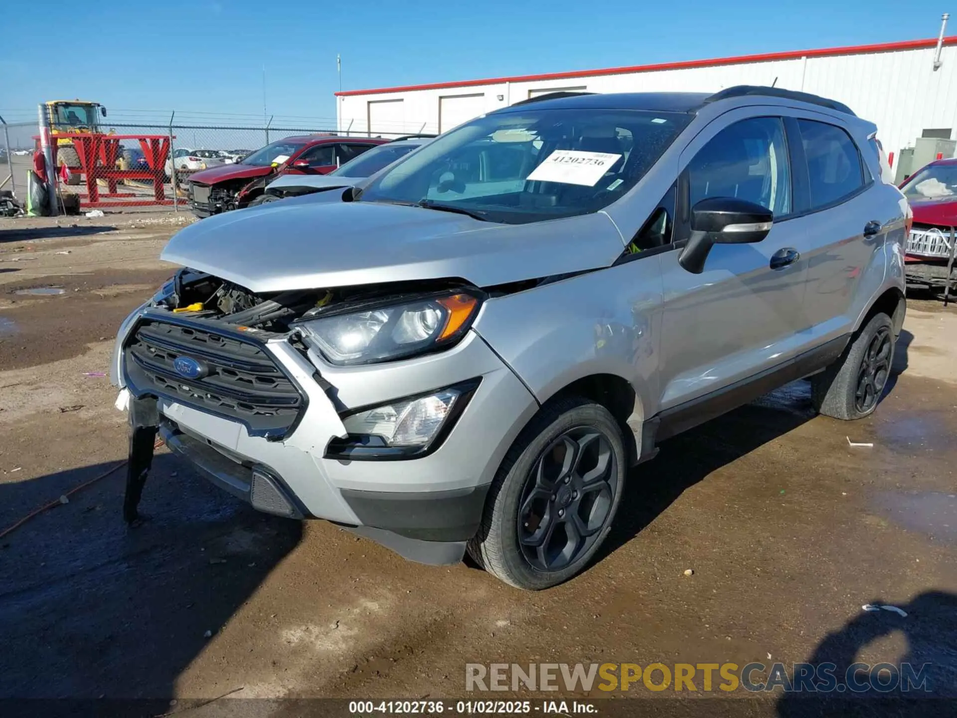 2 fotografías del automóvil dañado MAJ6S3JL0MC424867 FORD ECOSPORT 2021