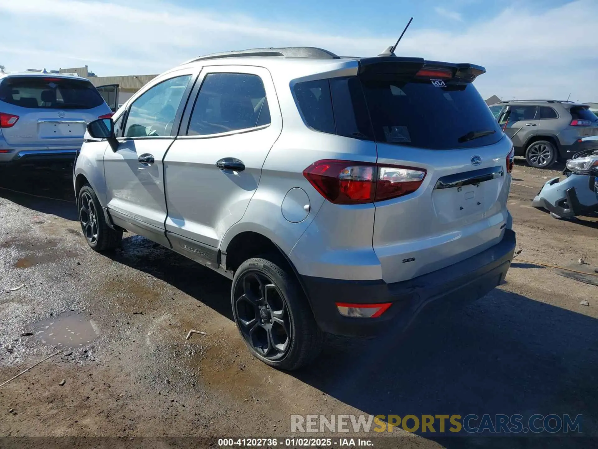 3 fotografías del automóvil dañado MAJ6S3JL0MC424867 FORD ECOSPORT 2021