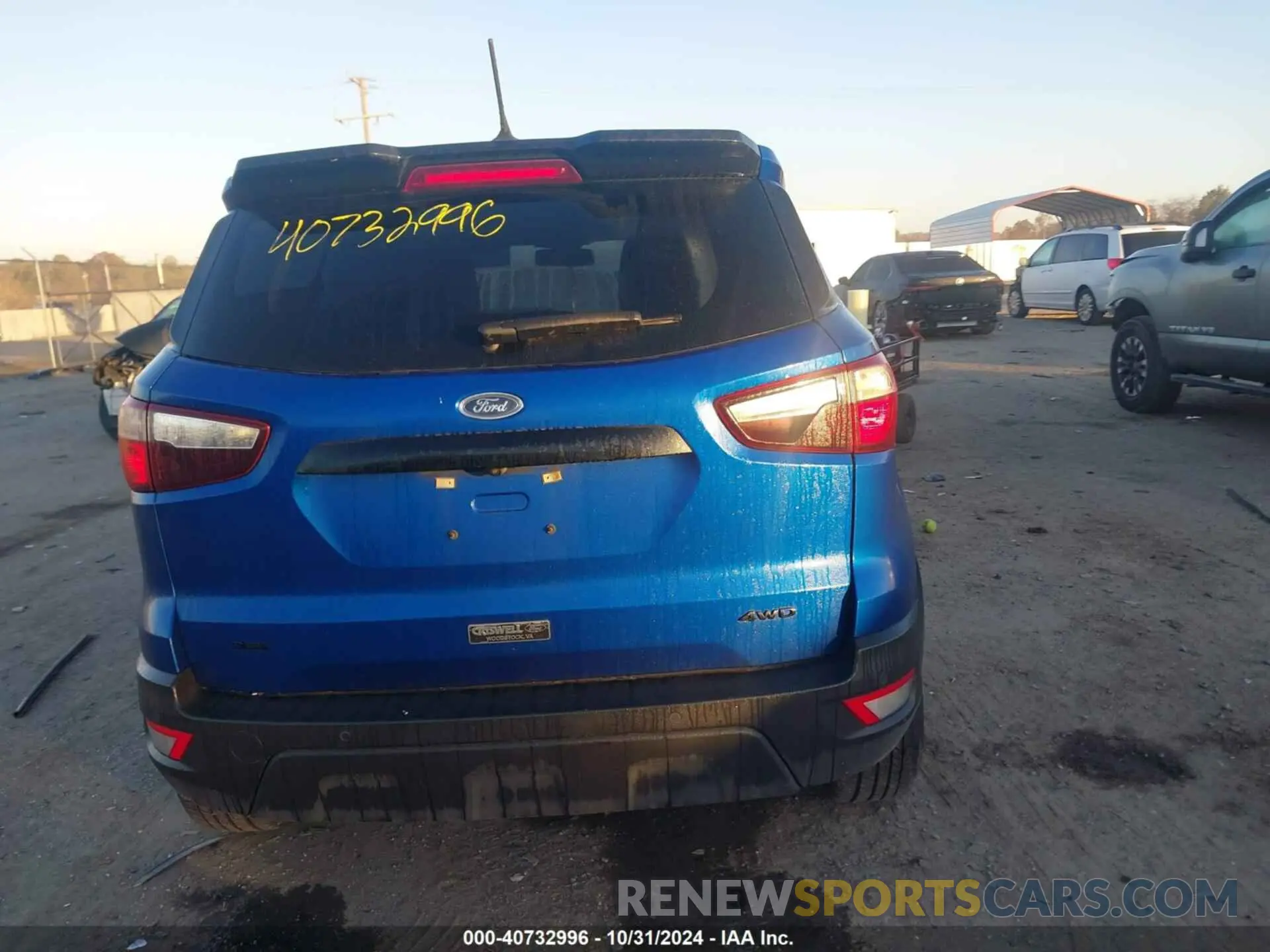 16 fotografías del automóvil dañado MAJ6S3JL1MC404577 FORD ECOSPORT 2021