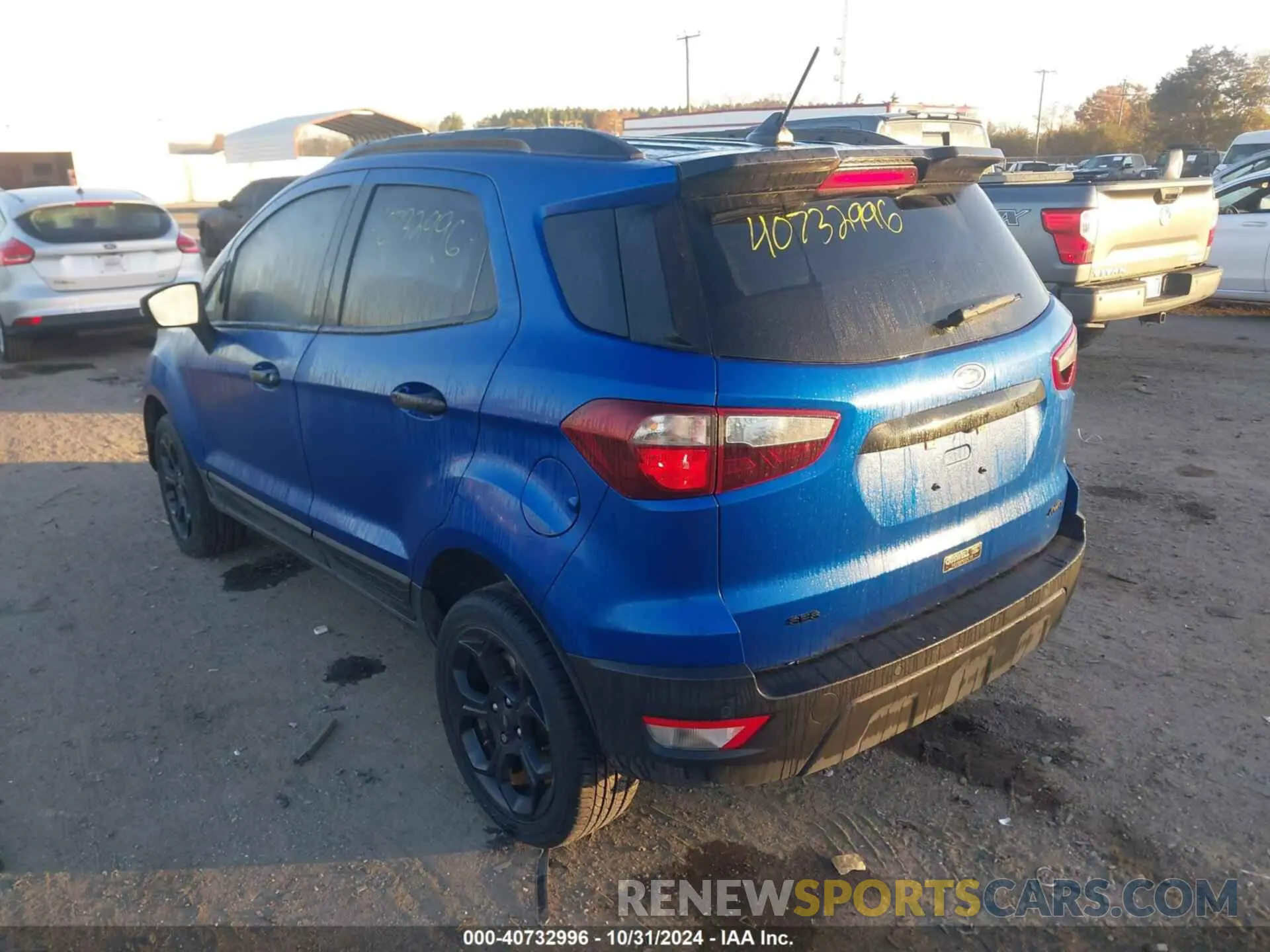 3 fotografías del automóvil dañado MAJ6S3JL1MC404577 FORD ECOSPORT 2021