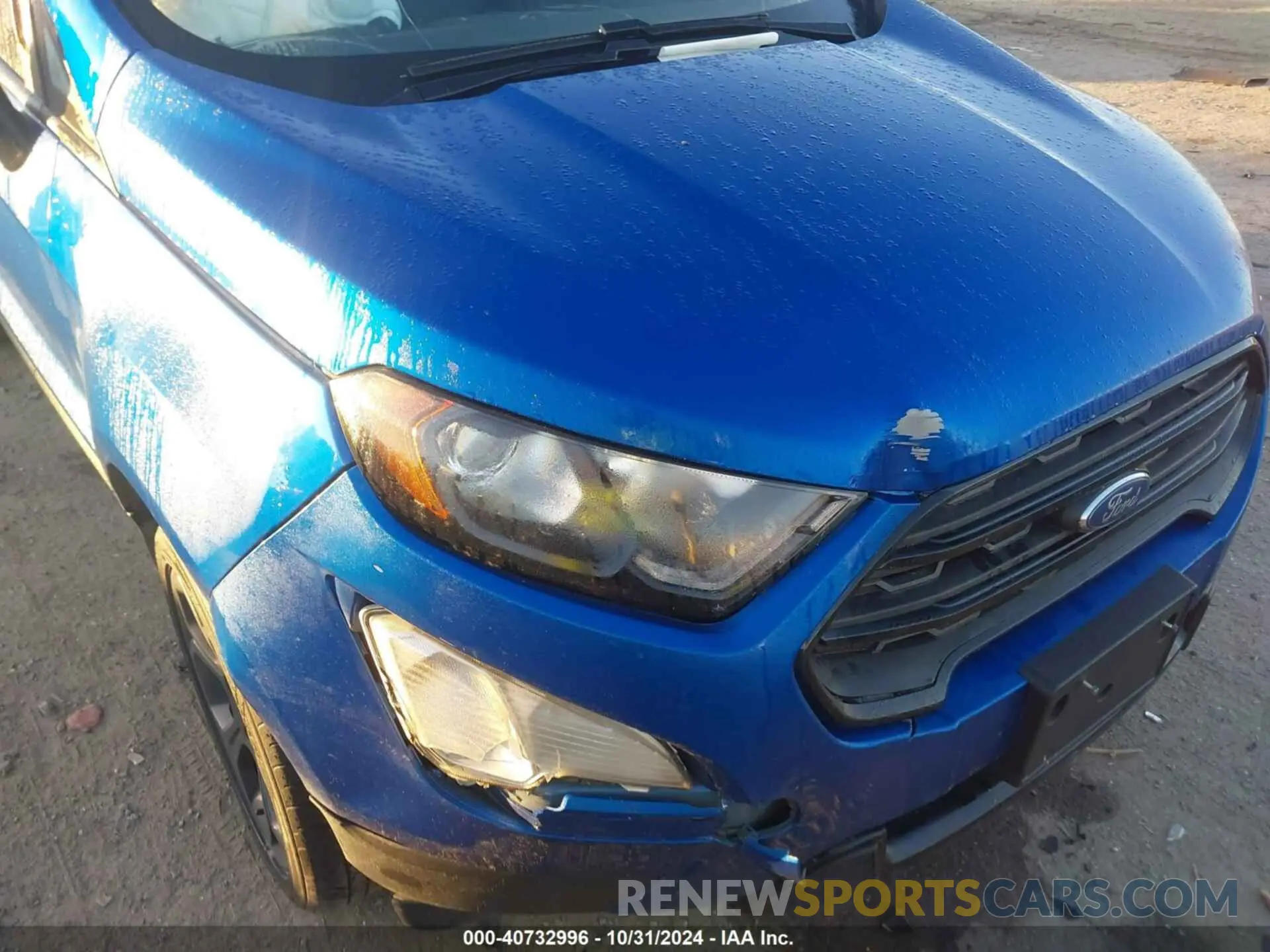 6 fotografías del automóvil dañado MAJ6S3JL1MC404577 FORD ECOSPORT 2021