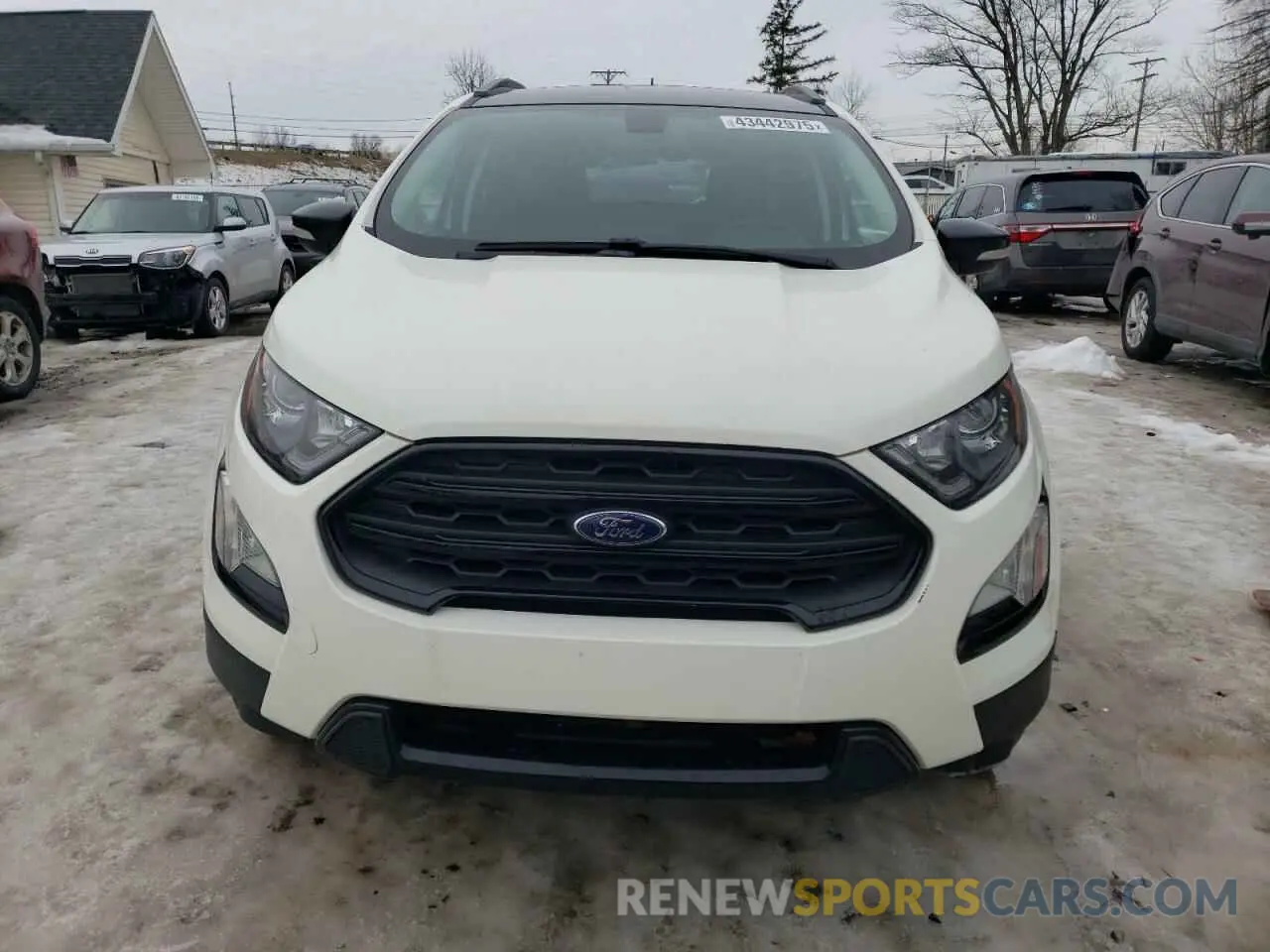 5 fotografías del automóvil dañado MAJ6S3JL2MC401302 FORD ECOSPORT 2021