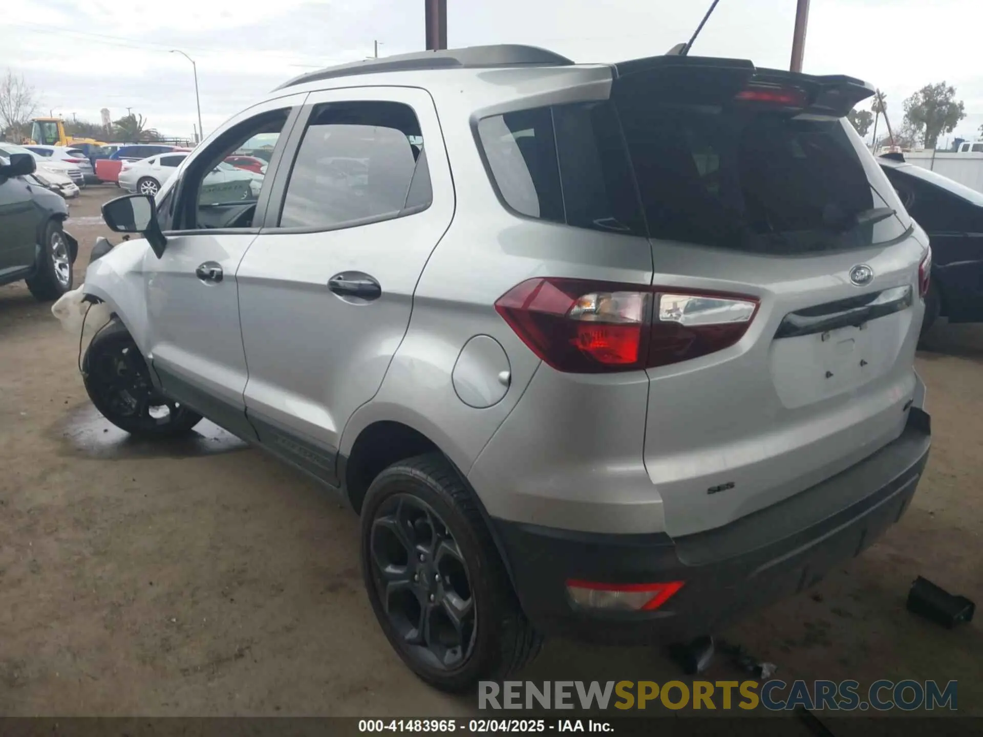 3 fotografías del automóvil dañado MAJ6S3JL2MC424921 FORD ECOSPORT 2021