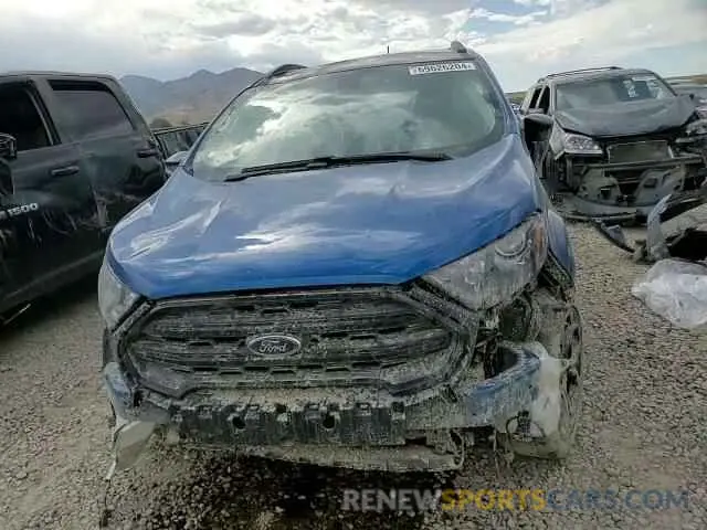 10 fotografías del automóvil dañado MAJ6S3JL2MC430203 FORD ECOSPORT 2021