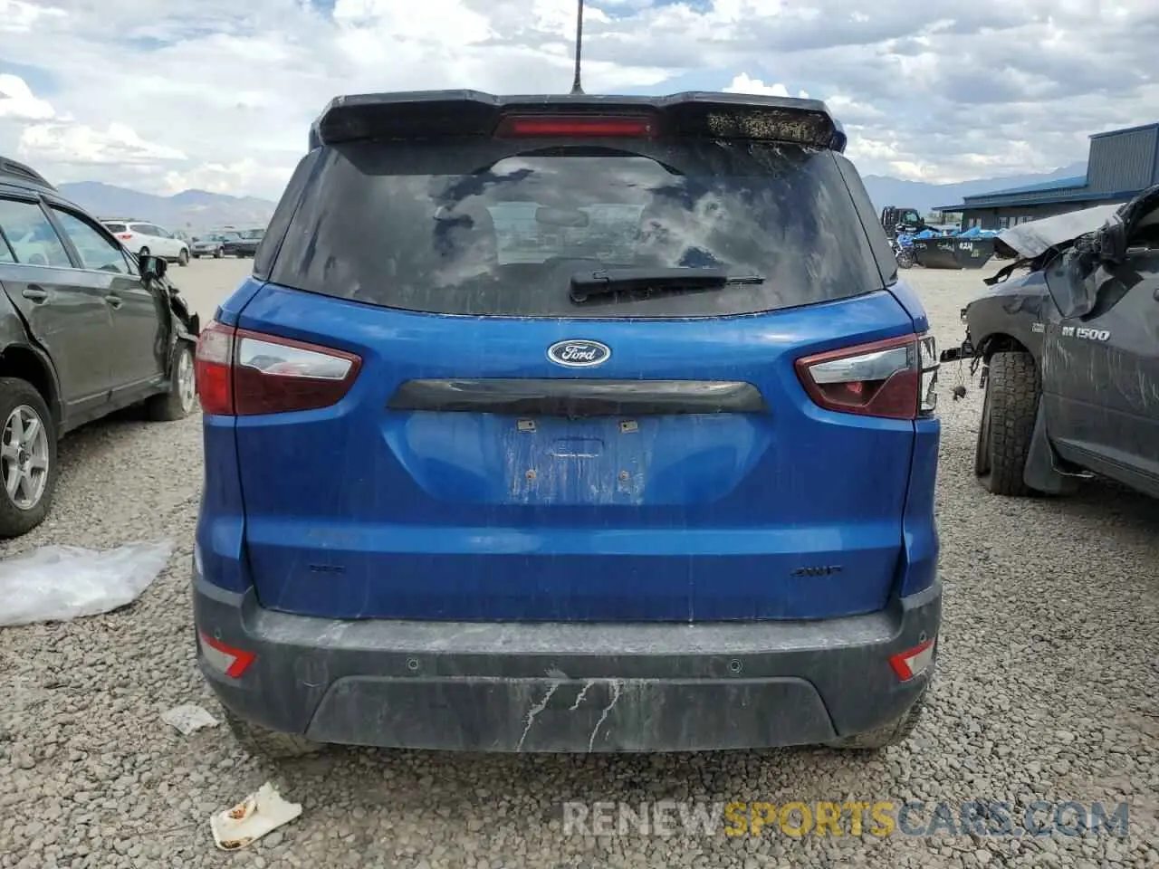 6 fotografías del automóvil dañado MAJ6S3JL2MC430203 FORD ECOSPORT 2021