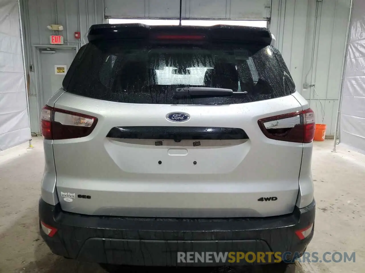 6 fotografías del automóvil dañado MAJ6S3JL3MC436690 FORD ECOSPORT 2021