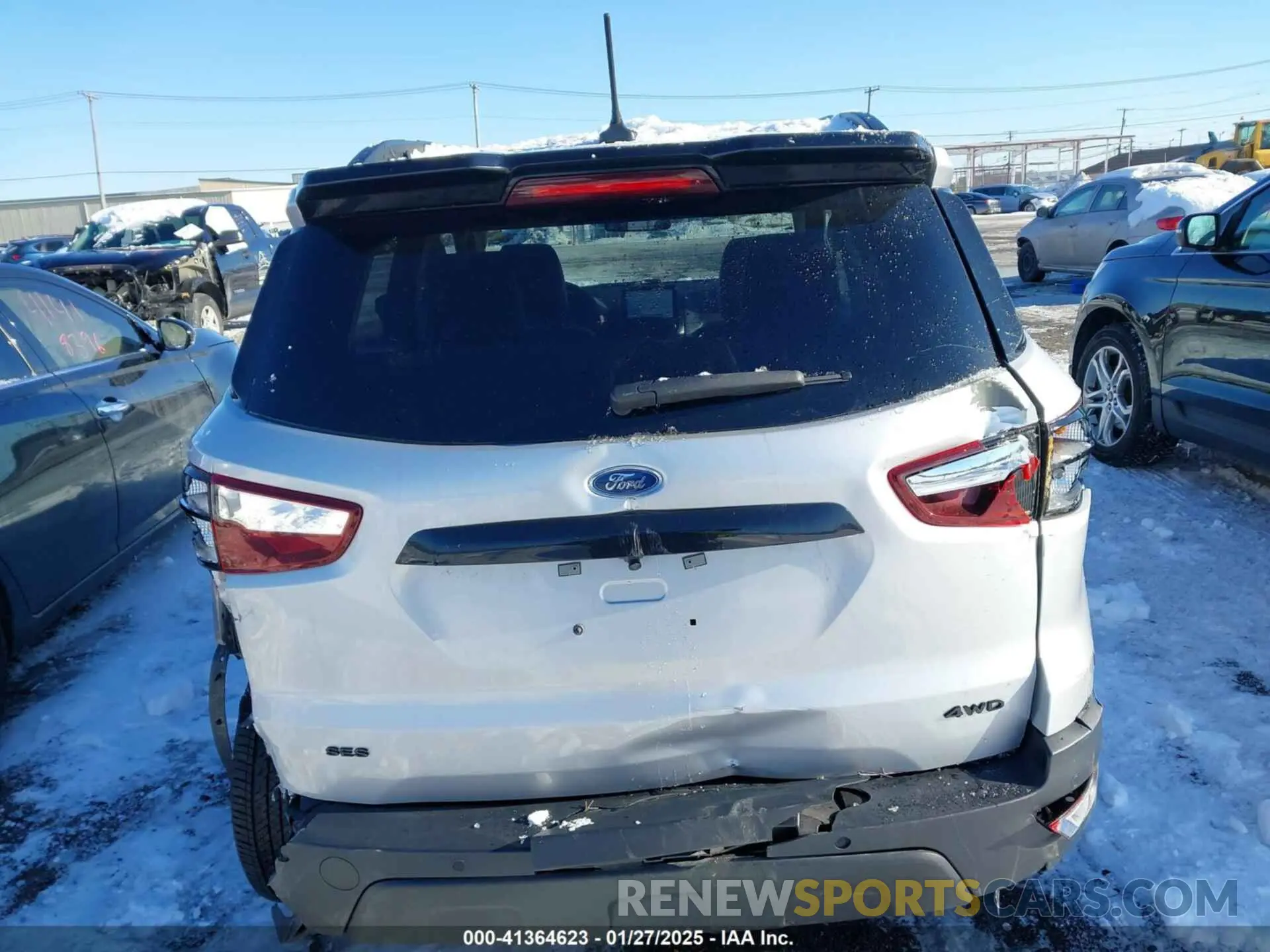 16 fotografías del automóvil dañado MAJ6S3JL4MC430543 FORD ECOSPORT 2021