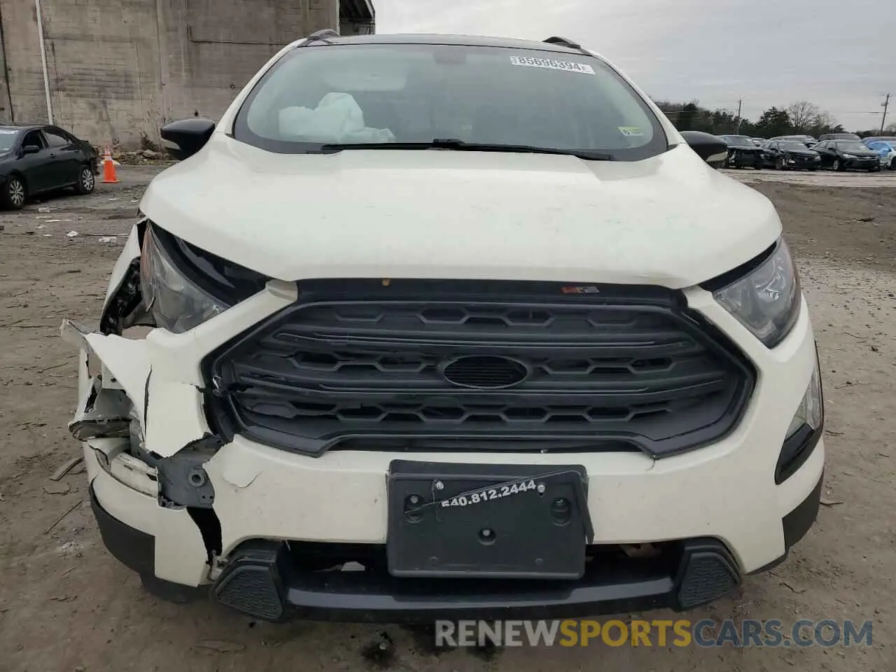 5 fotografías del automóvil dañado MAJ6S3JL6MC401495 FORD ECOSPORT 2021