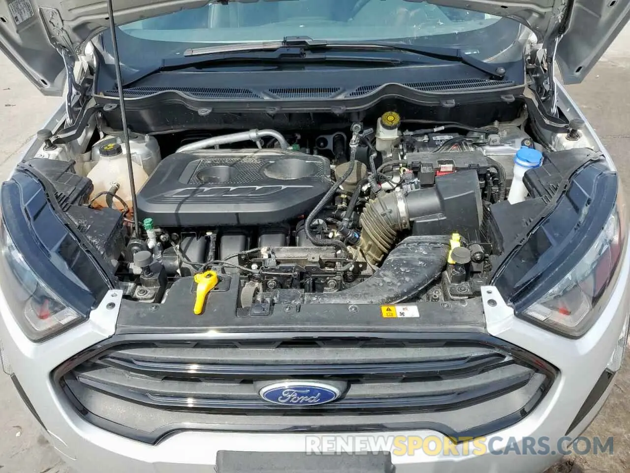 12 fotografías del automóvil dañado MAJ6S3JL6MC455038 FORD ECOSPORT 2021